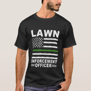 T-shirt Tondeuse à gazon de jardinage Drapeau américain Ag