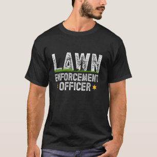 T-shirt Tondeuse à Gazon de Jardinage Grunge Agent de Cont