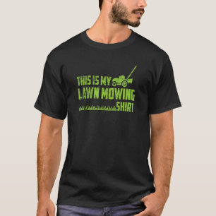 T-shirt tondeuse à gazon Défenseur à gazon Démoulage à gaz