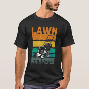 T-shirt Tondeuse à gazon Lawn Whisperer Jardinage