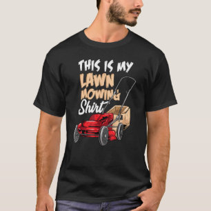 T-shirt Tondeuse à Gazon Mec Jardinier C'est Ma Tonte 1