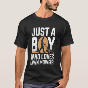T-shirt Tondeuse à gazon pour l'entretien de pelouse tonte