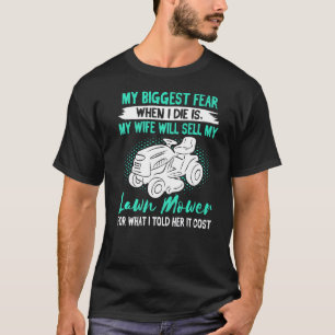 T-shirt Tondeuse à gazon tonte jardinier jardin jardinage