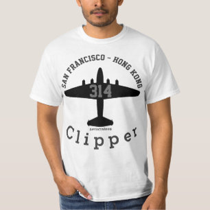 T-shirt tondeuse de Boeing 314 d'aerocratees