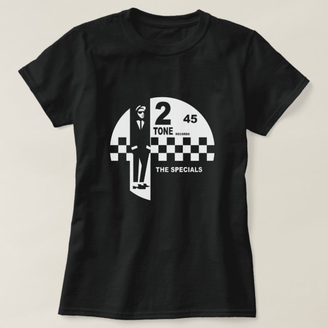 T-shirt Tone Records - Les Spécialités Ska Étiquette (Design devant)