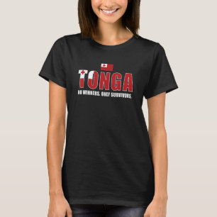 T-shirt Tonga Pas de vainqueurs Seulement survivants Tonga