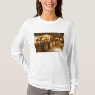 T-shirt Tonneaux de chêne dans la cave au Domaine Comte