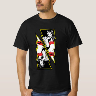 T-shirt Tonnerre fille avec cornes