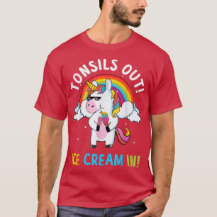 T-shirt Tonsillectomie Chirurgie Tonsils Sortir La Crème D