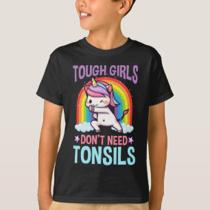 T-shirt Tonsillectomie de l'Unicorn Kid