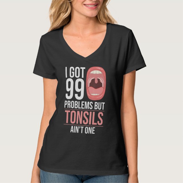 T-shirt Tonsillectomy Tonsil Removal Recovery Surgery Get  (Devant)
