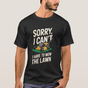 T-shirt Tonte de pelouse amusante pour jardiniers paysagis