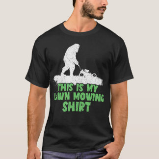 T-shirt Tonte de pelouse avec tracteur à gazon