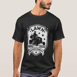 T-shirt Tonte de pelouse de contrôle de pelouse drôle tond