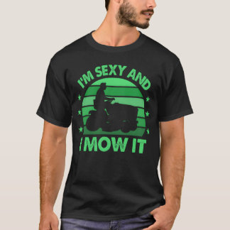 T-shirt Tonte de pelouse Im Sey et je la tond Paysagiste f