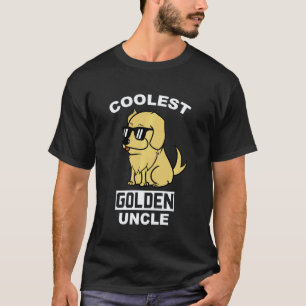 T-shirt Tonton chien Retriever doré le plus cool Chien