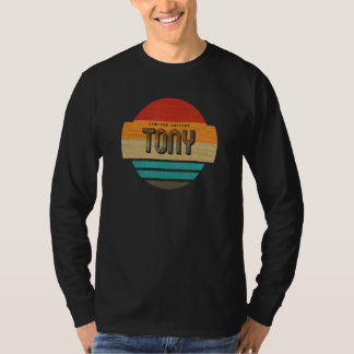 T-shirt Tony Name Retro Vintage Sunset Limited Edition