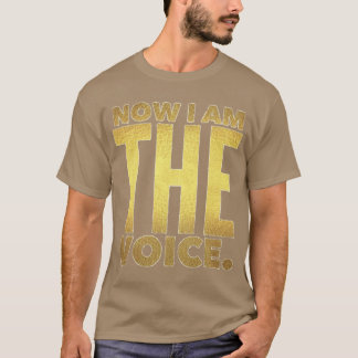 T-shirt Tony Robbins Motivation Now I Am The Voice Oversiz