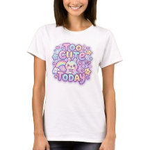 Too Cute Today Kawaii Pastel Bunny Sticker