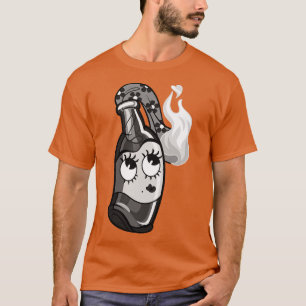 T-shirt Toon vintage Molotov Cocktail Girl