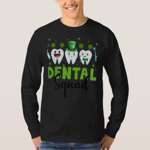 T-shirt Tooth Leprechaun Casquette Shamrock Dental Squad S