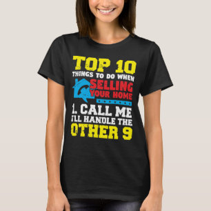 T-shirt Top 10 des choses à faire lors de la vente de votr
