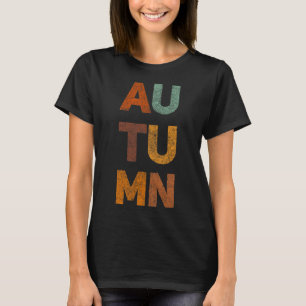 T-shirt Top Automne Retro Intemporel Pour Femmes Hommes En