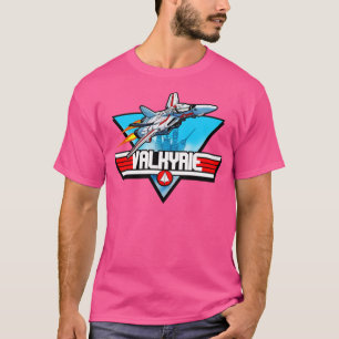 T-shirt Top avion de chasse Retro 80s Mecha Retro Mashup