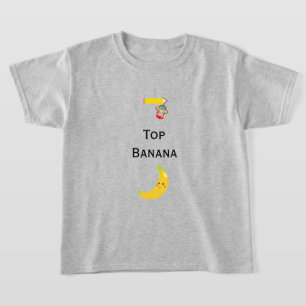 T-shirt Top Banana avec enfants singes pendus