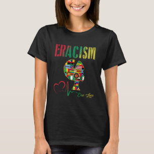 T-shirt Top de la manifestation contre l'racisme