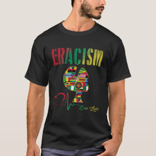 T-shirt Top de la manifestation contre l'racisme