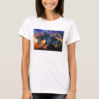 T-shirt Top Dragon de Spaghetti féminin