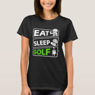 T-shirt Top Du Ventilateur De Golf. Mange Du Golf Du Somme