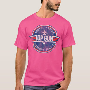 T-shirt Top Gun Fighter Armes School