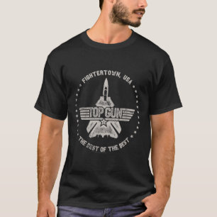 T-shirt Top Gun Fightertown USA Circle