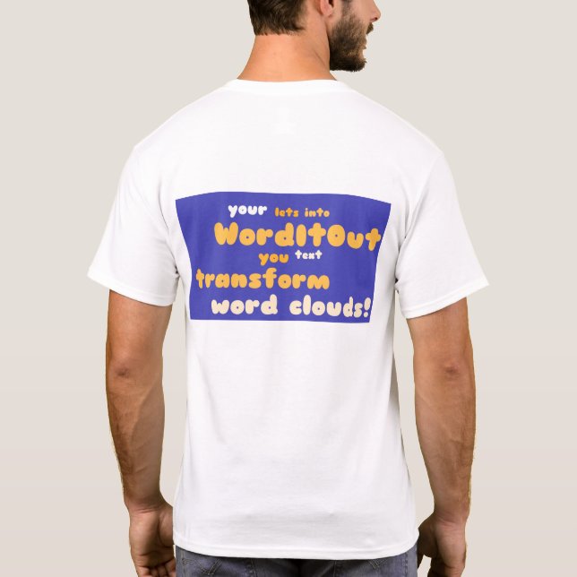 T-shirt Top hommes : mise en page arrière (Dos)