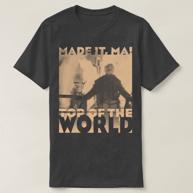 T-shirt Top of the World (Design devant)