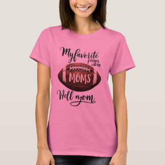 T-shirt Top Pics : Joli et confortable Football Maman Tee