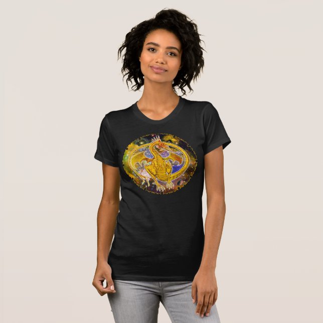 T-shirt Topaz Cosmic Dragon (Devant entier)