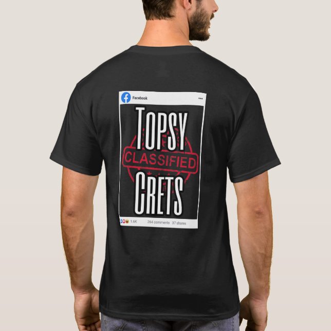 T-shirt Topsy Crets (Dos)