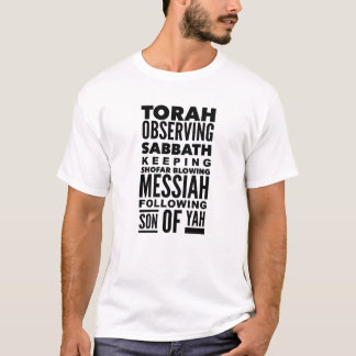 T-shirt Torah observe le sabbat garder le fils de Yah