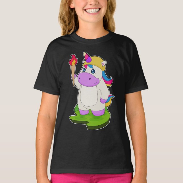 T-shirt Torche Unicorn (Devant)
