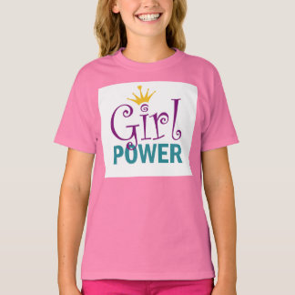 T-shirt tordu Girl Power