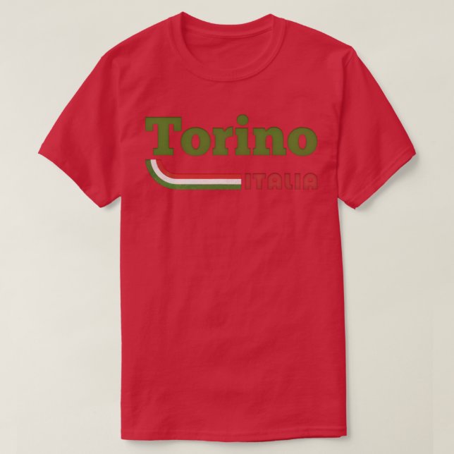 T-shirt Torino Italia Retro Style italien (Design devant)