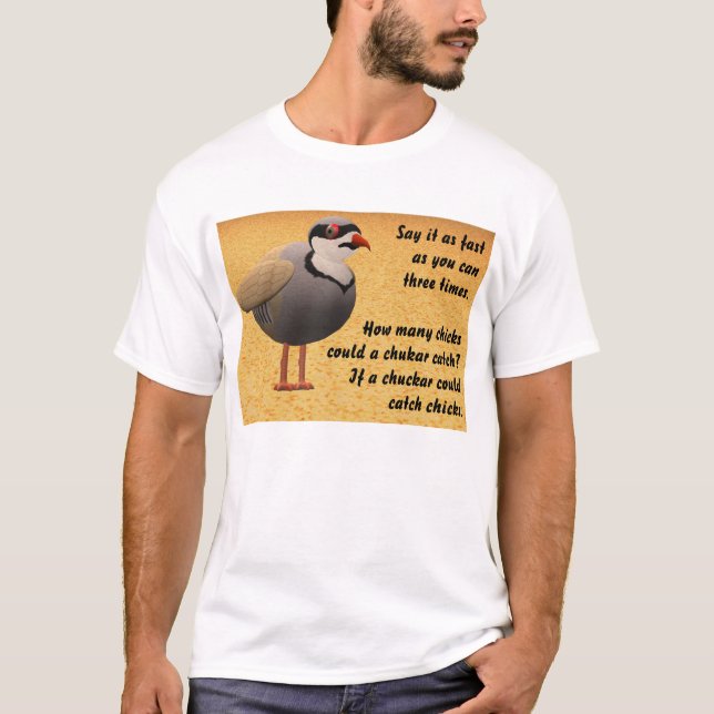 T-shirt Tornade de langue de Chukar (Devant)