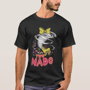 T-shirt Tornade de patinage avec grand nœud artistique