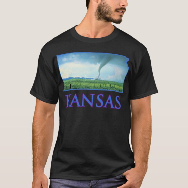 T-shirt Tornade du Kansas (Devant)