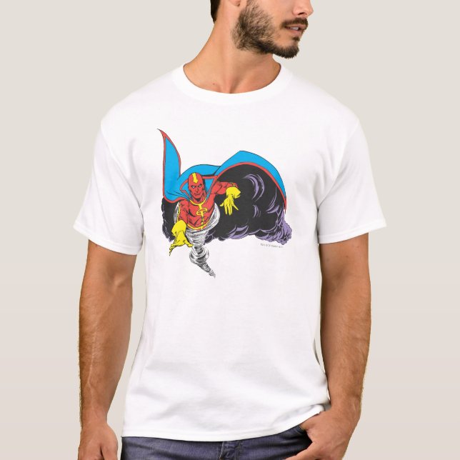 T-shirt Tornade rouge émerge (Devant)