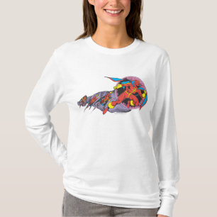 T-shirt Tornade Rouge En Mouvement Vent