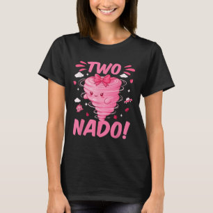 T-shirt Tornado 2 année fille Anniversaire Deux Nado 2ème 